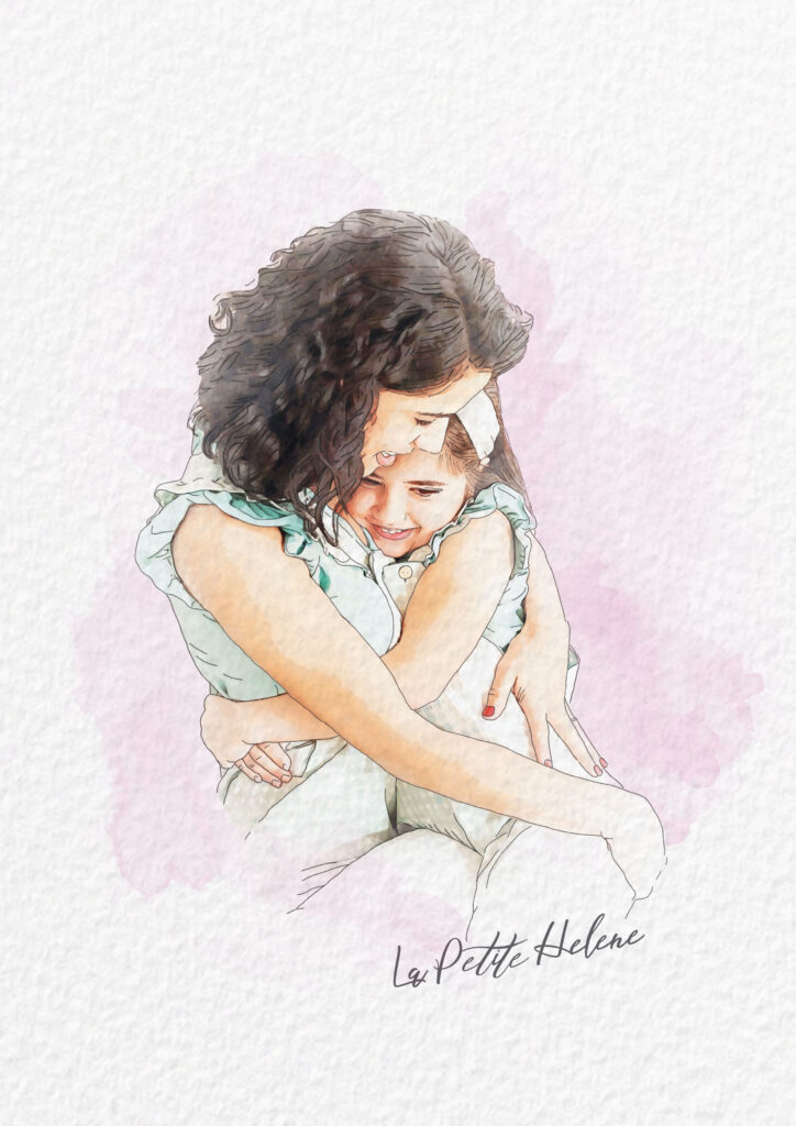 Ilustración madre e hija